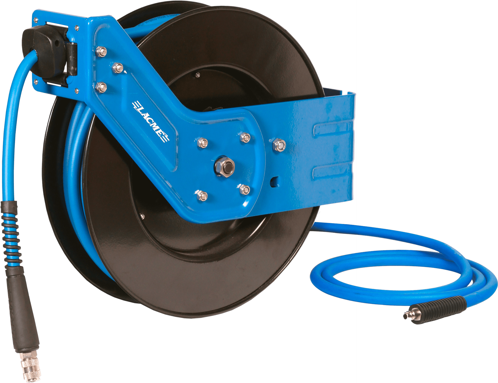 Lacme - Enrouleur automatique carter ouvert 10 m - Ø 9,5 x 15 mm - 3/8”, tuyau Lacm'Flex - LACMÉ
