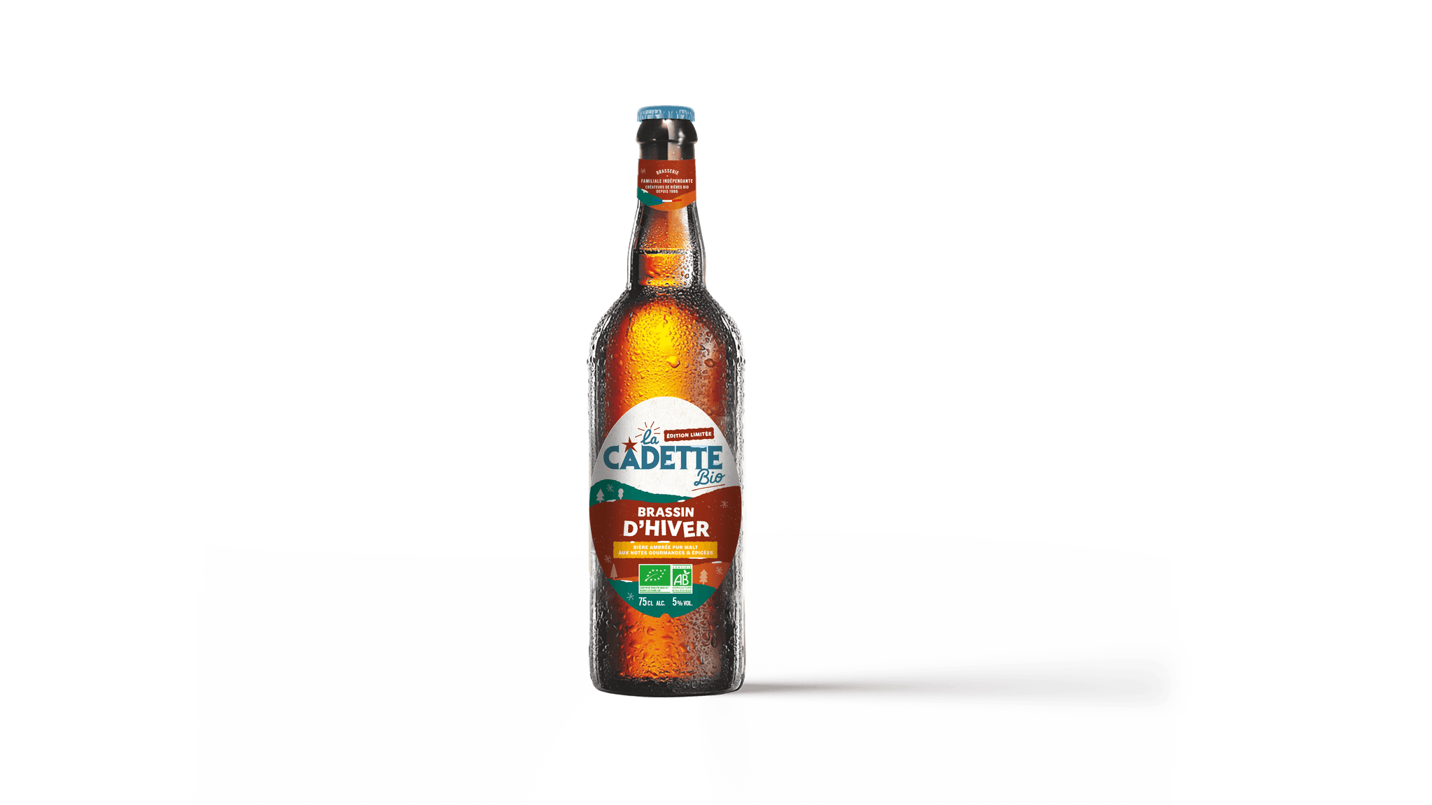 Cadette bio - La Cadette Bio brassin d'Hiver 75 cl