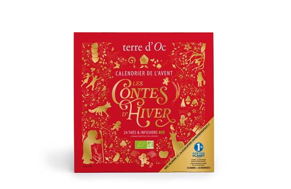 Terre d'Oc - Calendrier de l'avent solidaire 24 sachets de thés - Terre d'Oc - Image 1