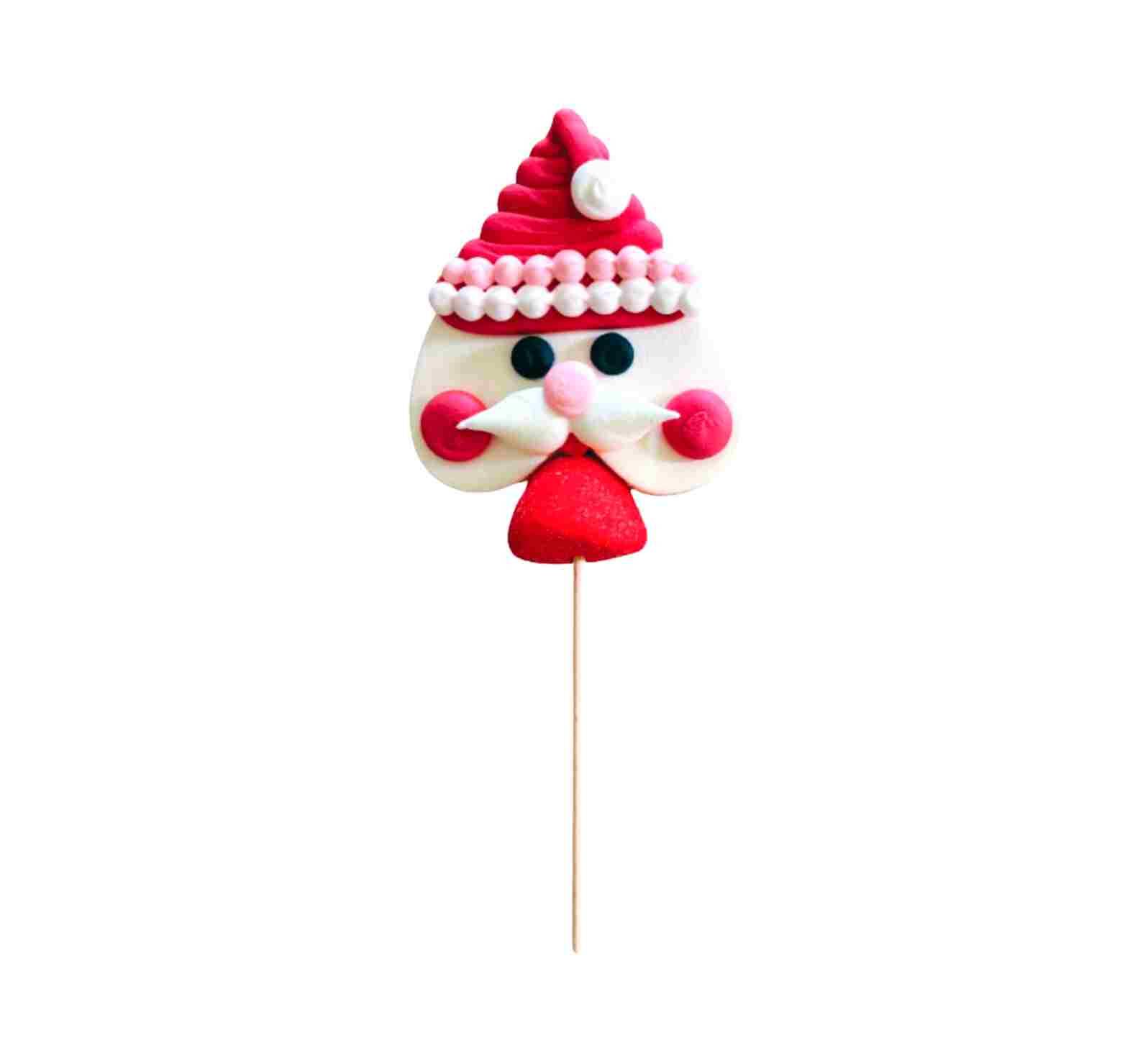 Les Gourmandises de Sophie - Brochette de guimauve Père Noël 55 g - Les Gourmandises de Sophie