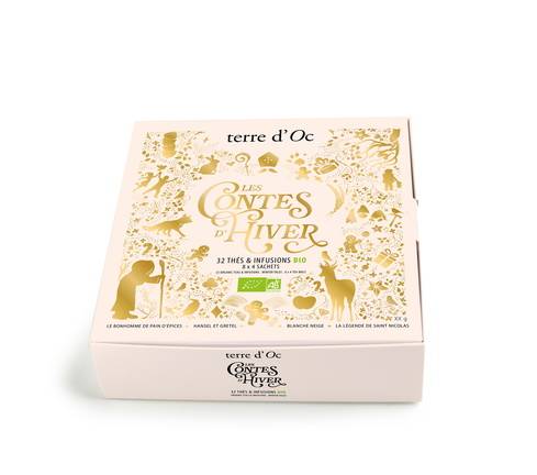 Terre d'Oc - Coffret assortiment de 32 sachets de thés BIO de noël 60 g  - Terre d'Oc - Image 2