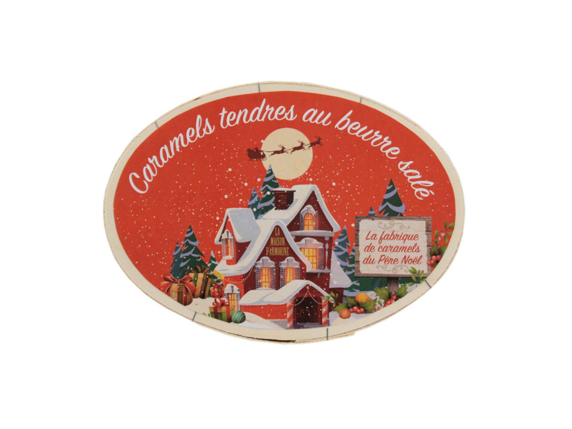 La Maison d Armorine - Caramels au beurre salé Noël 250 g - La Maison d'Armorine