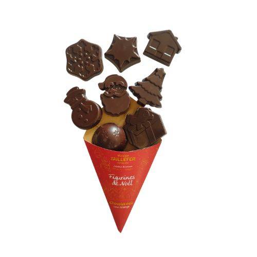 Maison Taillefer - Chocolat noir orange figurine de Noël 65 g - Maison Taillefer