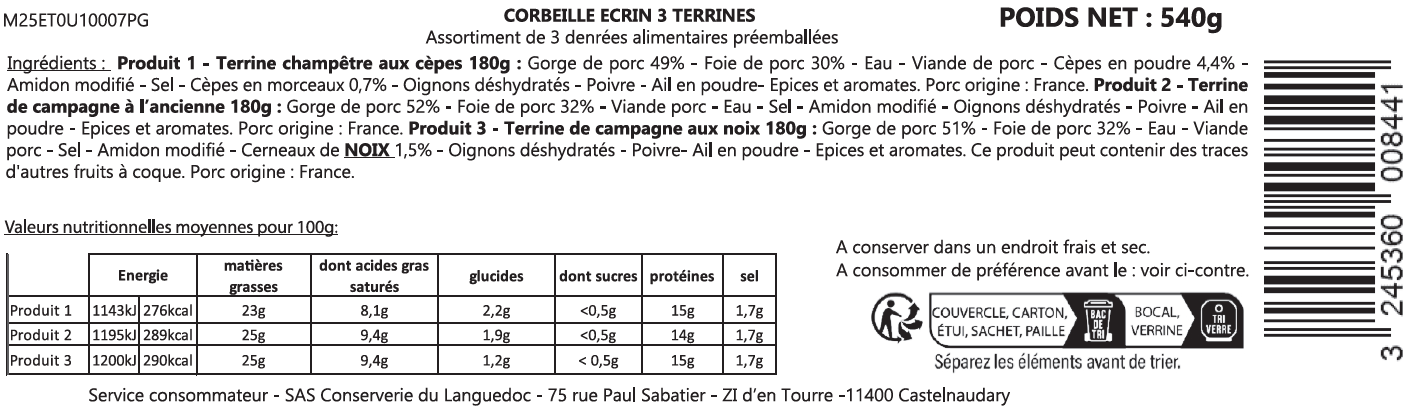 Près des Gourmets - Coffret "Ecrin 3 terrines" - Près des gourmets - Image 2