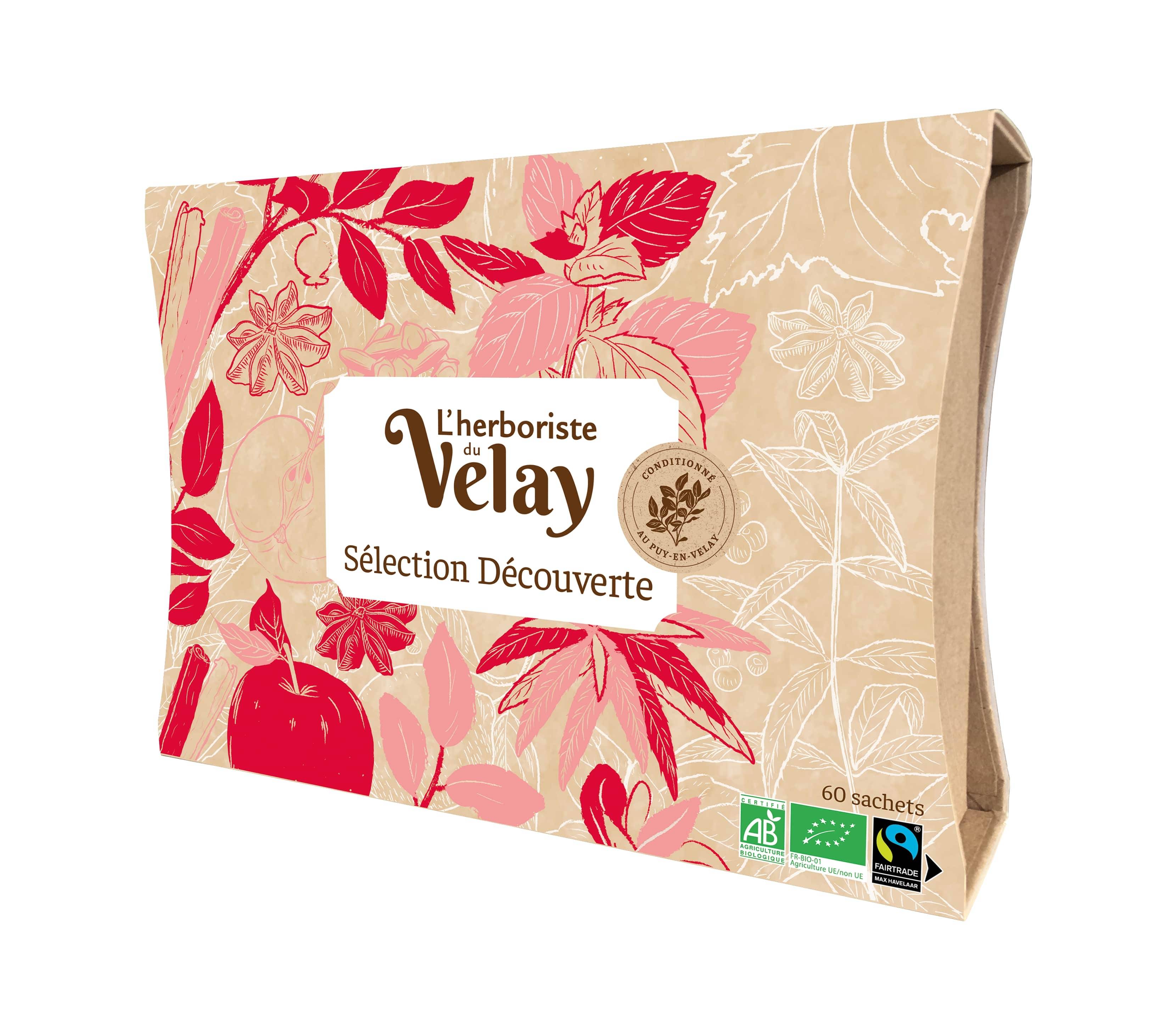 Herboriste du Velay - Coffret sélection découverte BIO x 60  - L'HERBORISTE DU VELAY