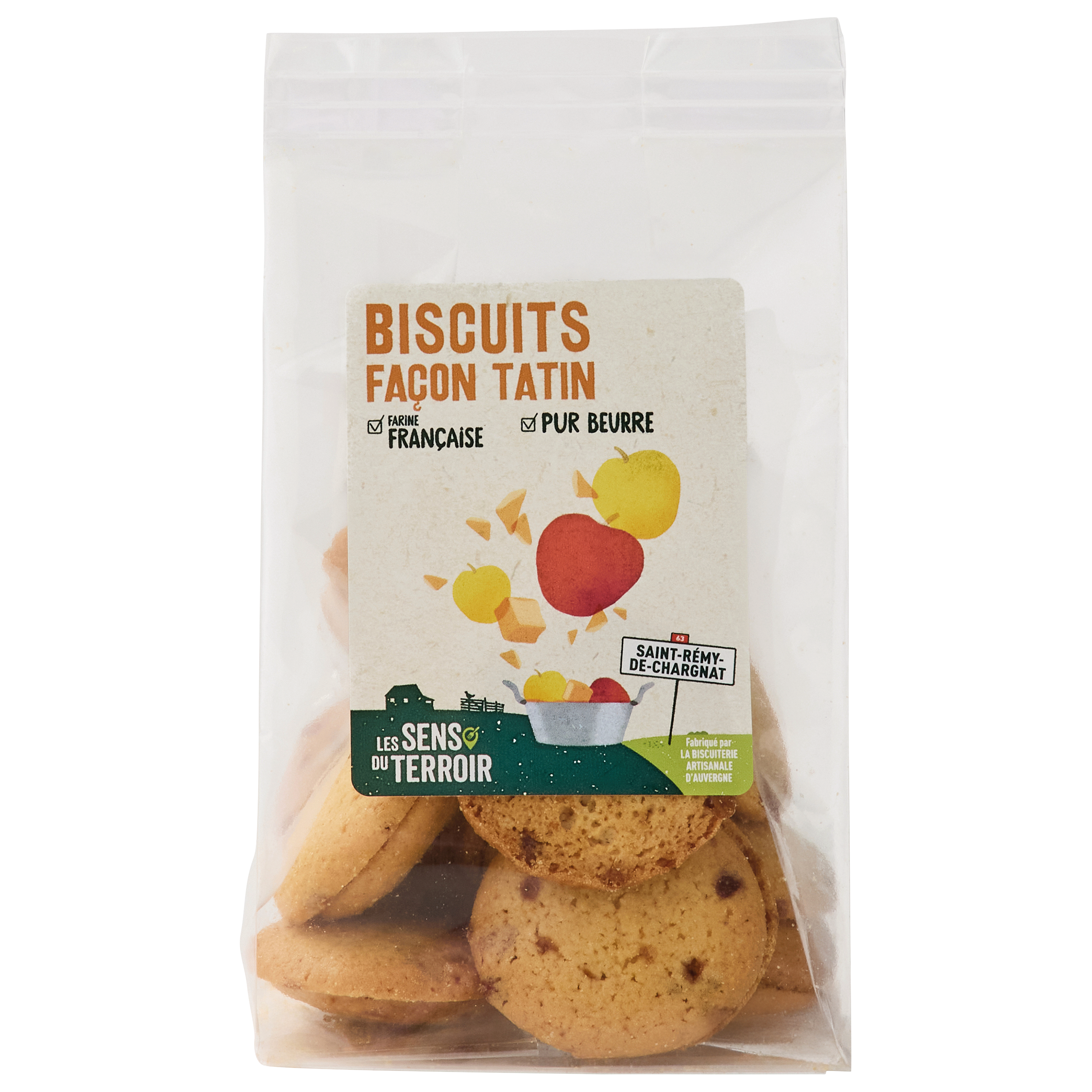 Les Sens du Terroir - Biscuits façon tatin 150 g  - Les Sens du Terroir
