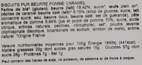 Les Sens du Terroir - Biscuits façon tatin 150 g  - Les Sens du Terroir - Image 2