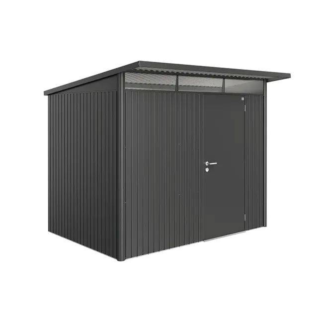 Biohort - Abri de jardin métal monopente 5,7m² gris foncé AvantGarde - BIOHORT