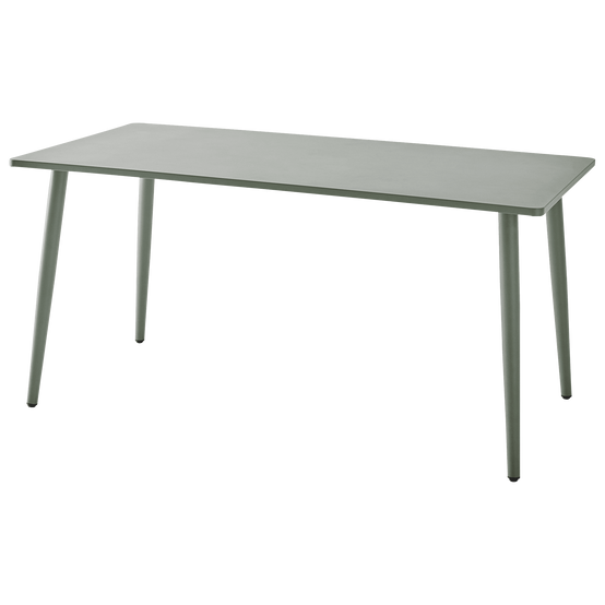 Ecloz - Table de jardin rectangulaire acier 4 personnes vert Federico ECLOZ