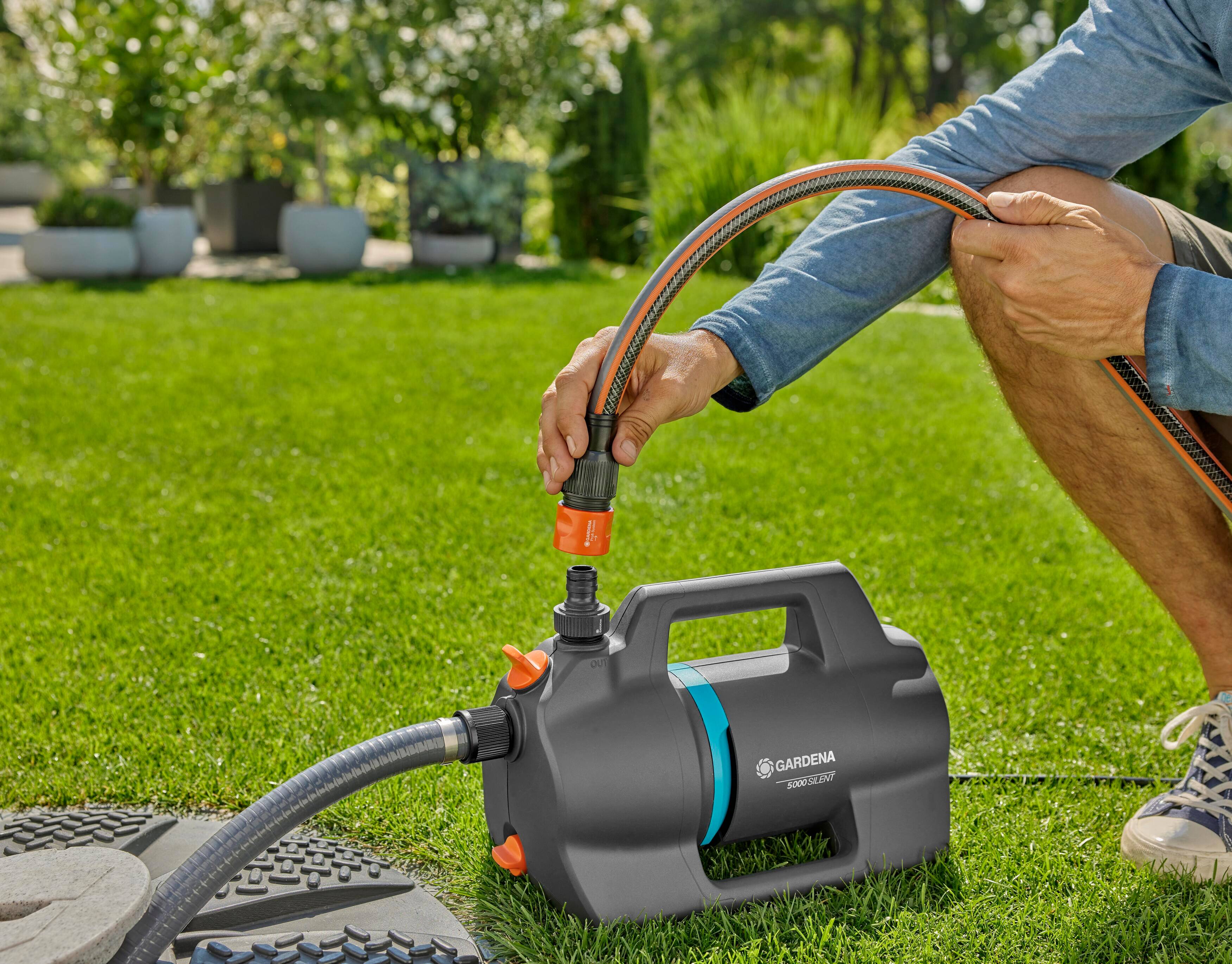 Gardena - Pompe d'arrosage de surface max 5000 l/h 550 W 5000 Silent - Gardena - Image 4