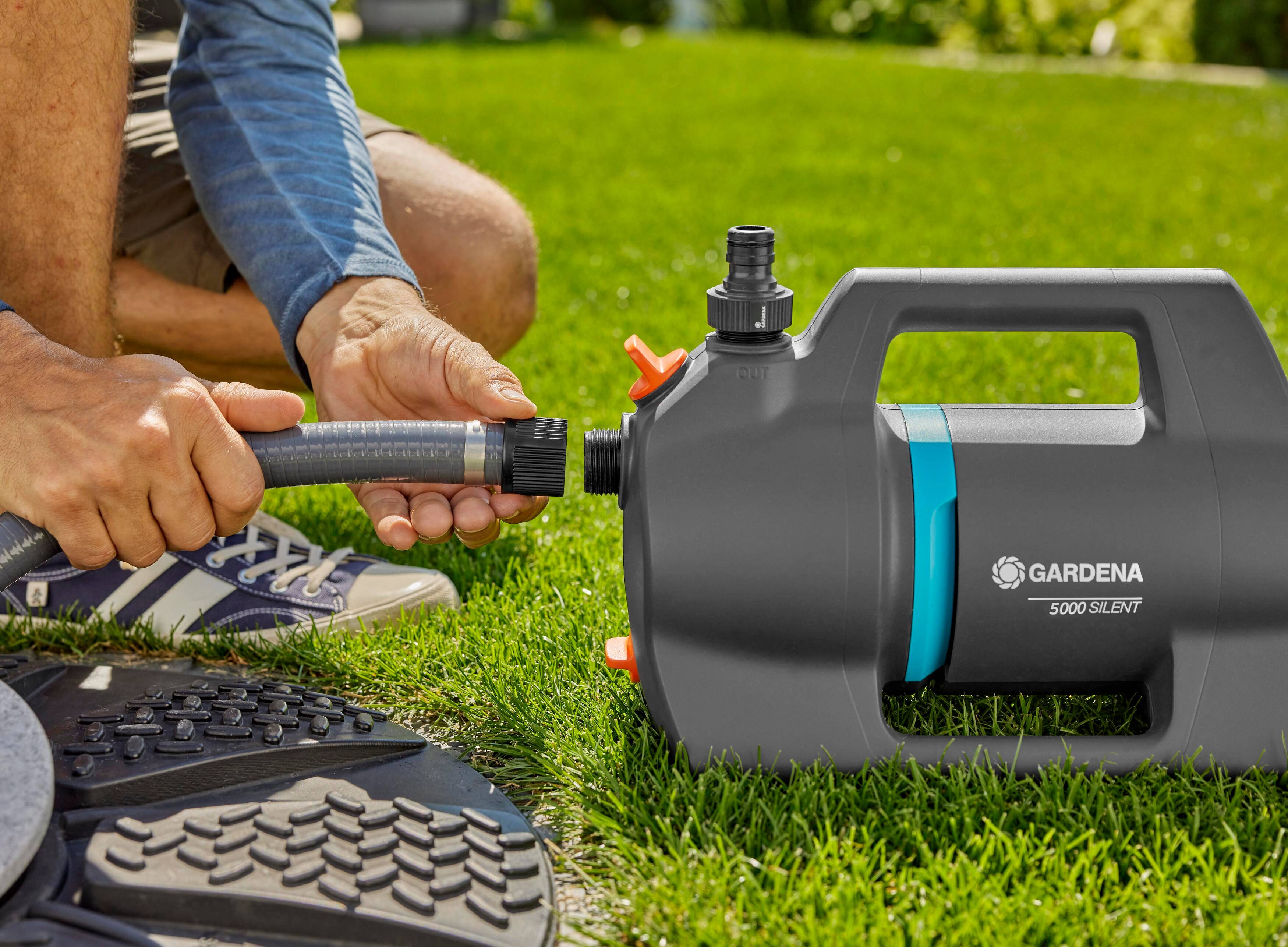 Gardena - Pompe d'arrosage de surface max 5000 l/h 550 W 5000 Silent - Gardena - Image 3