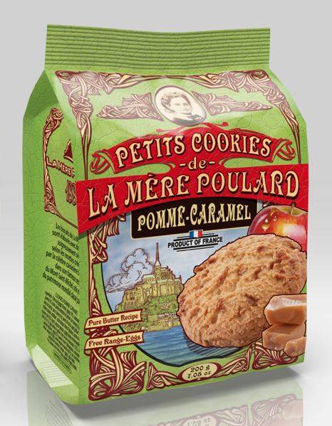 La Mère Poulard - Cookies pomme caramel 200 g - La Mère Poulard