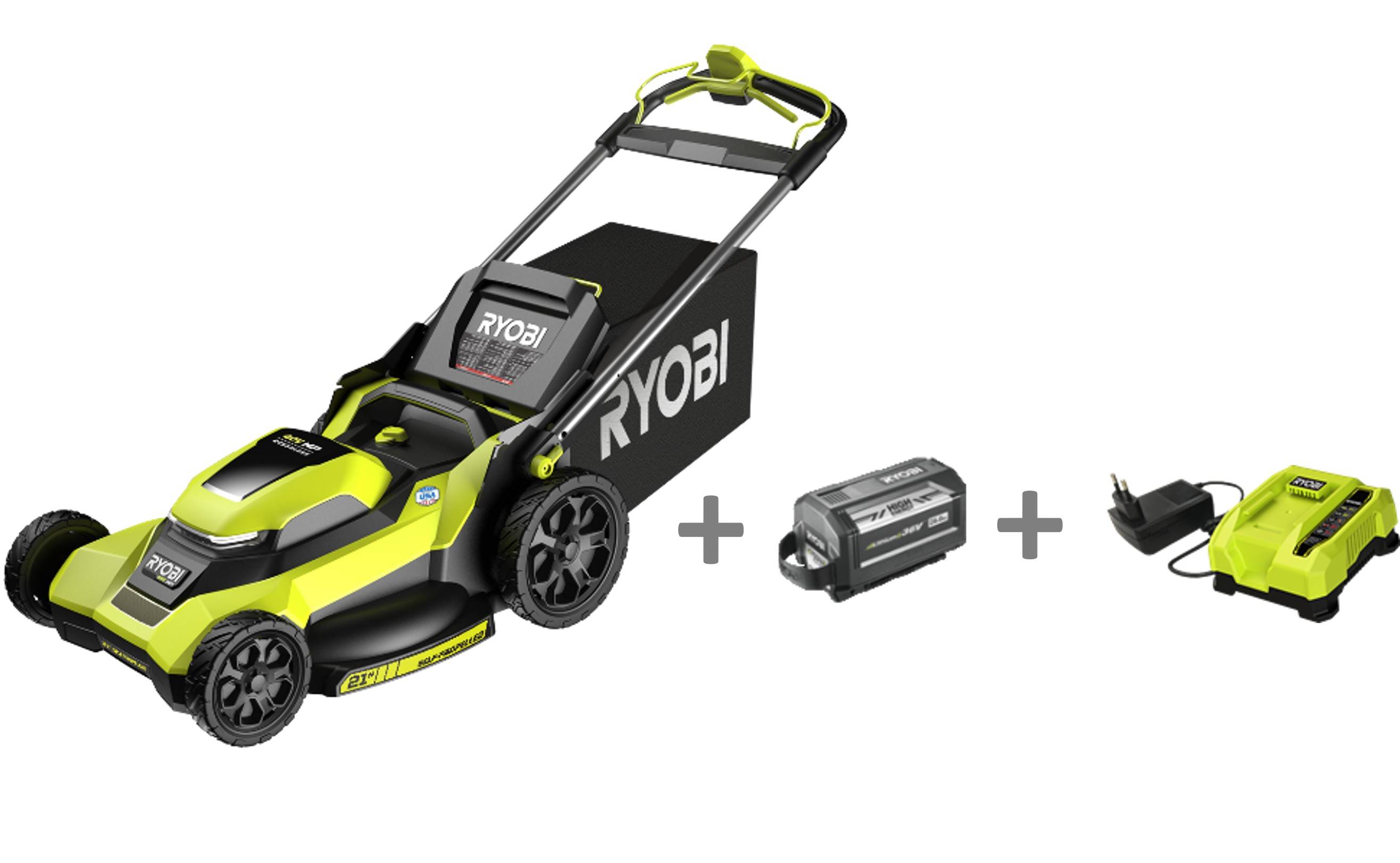 Ryobi - Tondeuse à batterie 36 V 53 cm RY36LMXSP53A-160 - RYOBI