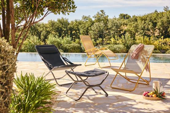 Lafuma-Mobilier - Repose Pieds acier batyline dark grey Next Be Comfort Lafuma Mobilier - Image 9
