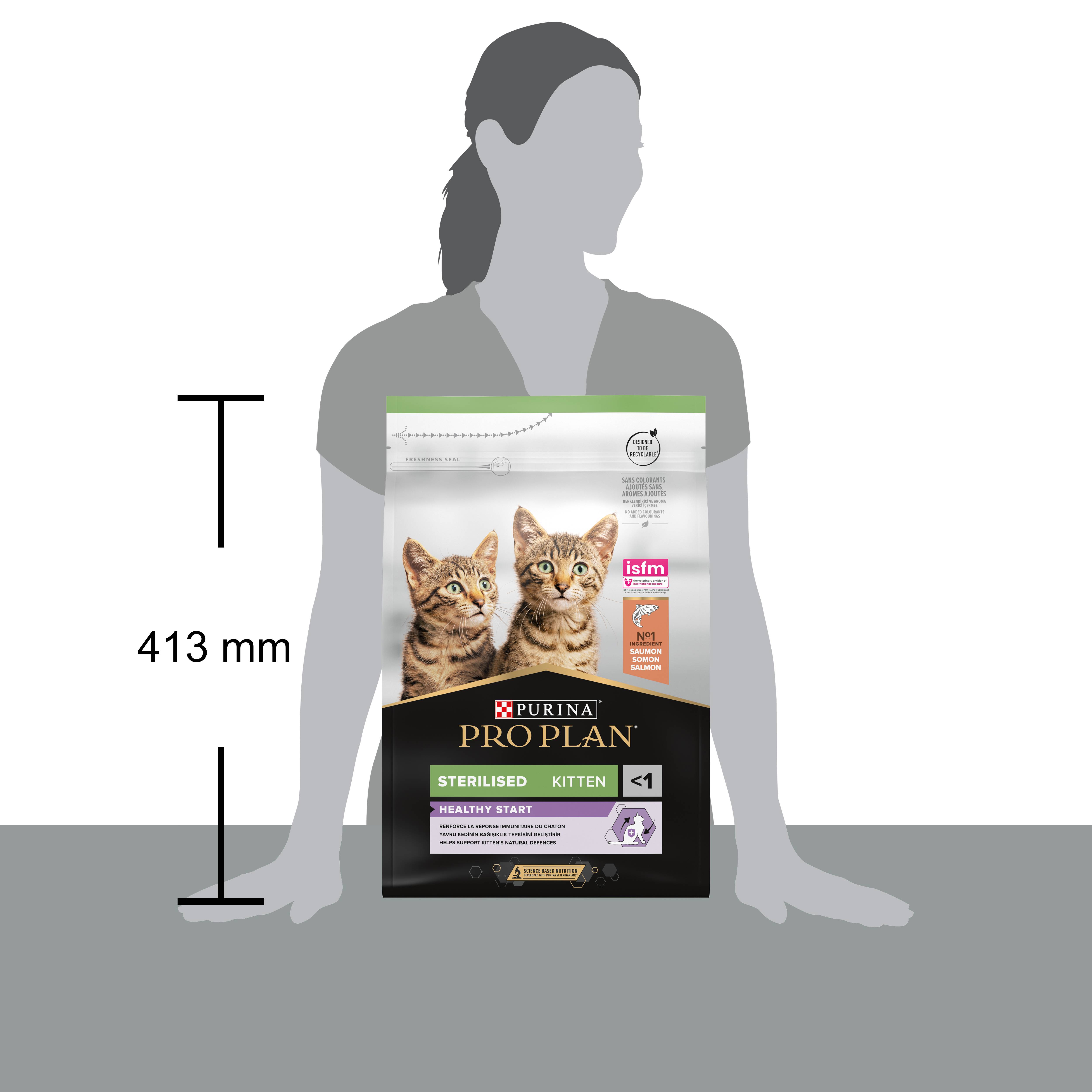PRO PLAN Sterilised Kitten HEALTHY START Saumon 3kg - Image 4