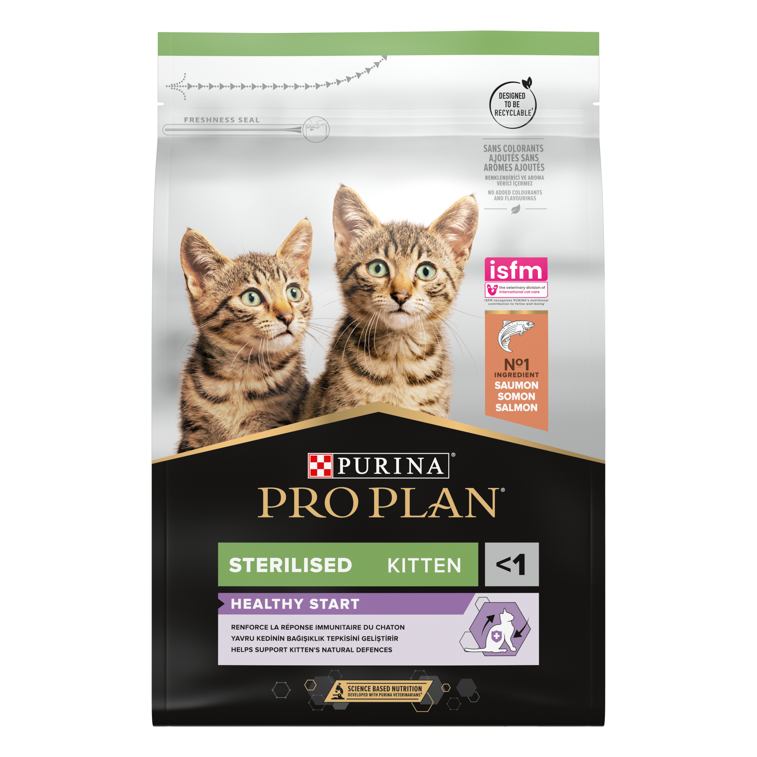 PRO PLAN Sterilised Kitten HEALTHY START Saumon 3kg - Image 6