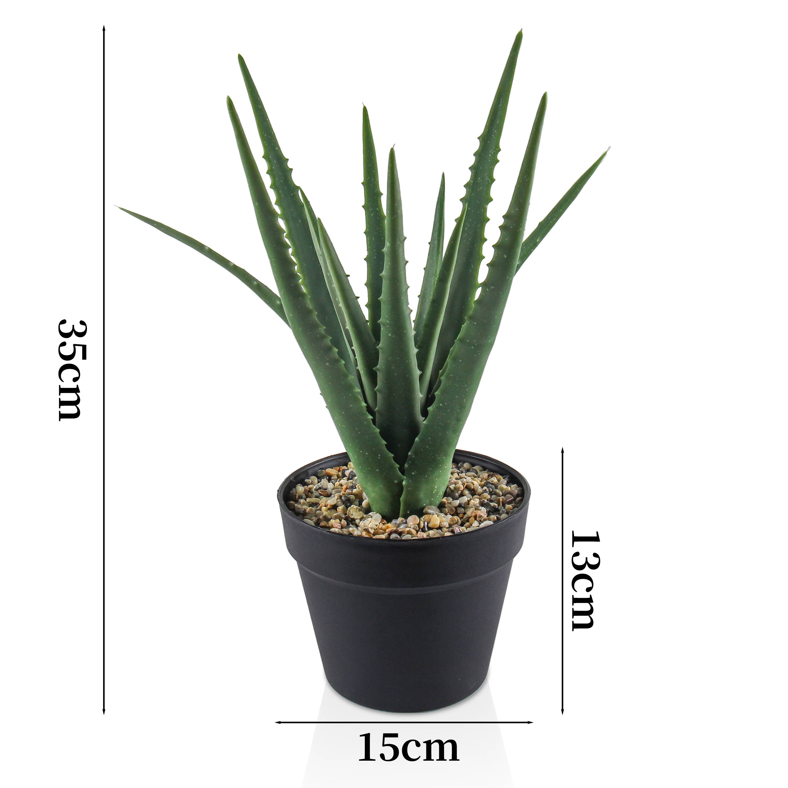 Ecloz - Aloé vera artificielle en pot - H. 51 cm - ECLOZ - Image 2