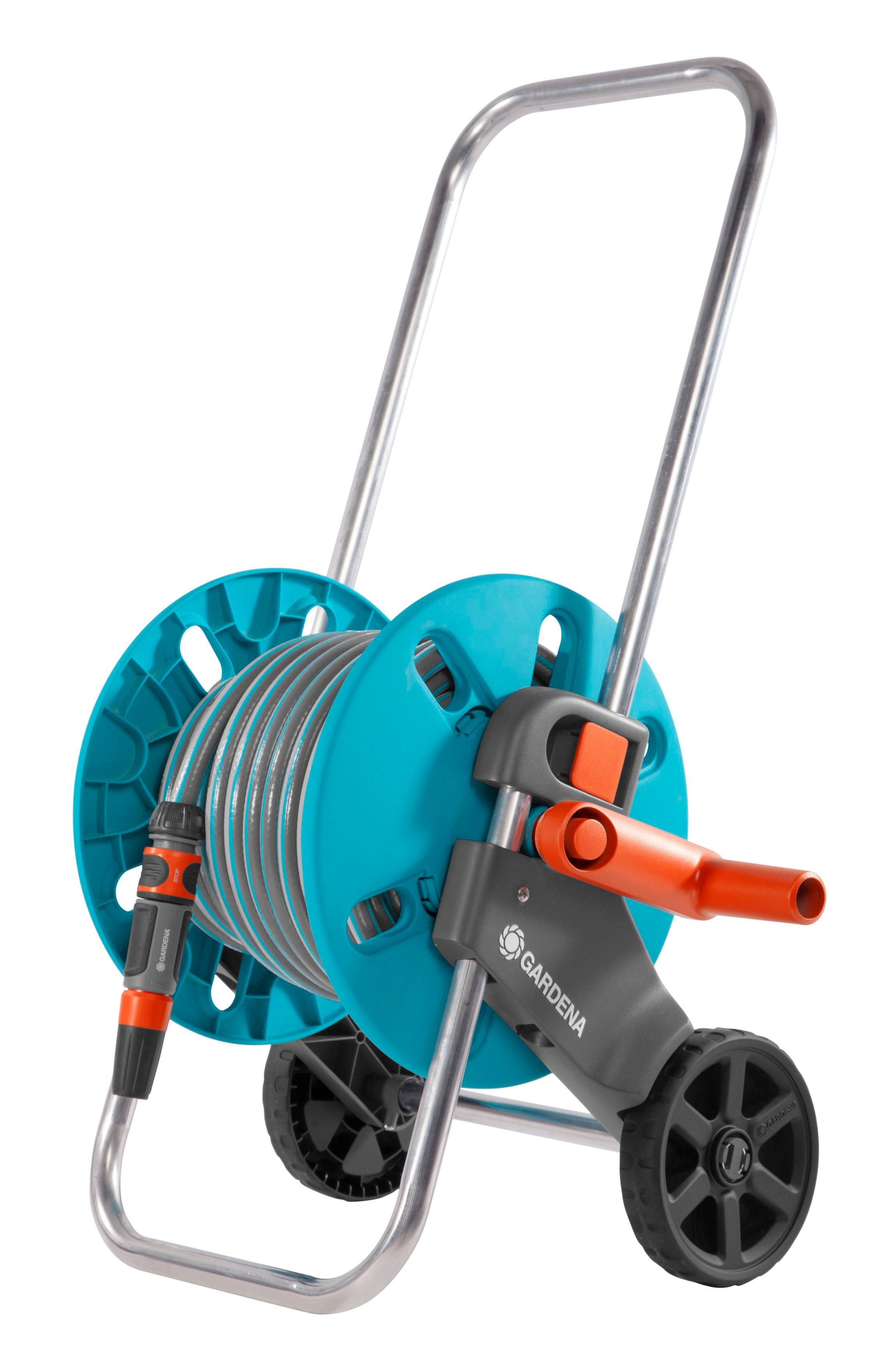 Gardena - Dévidoir sur roues CleverRoll S avec tuyau L.25 m Ø int 15mm - Gardena