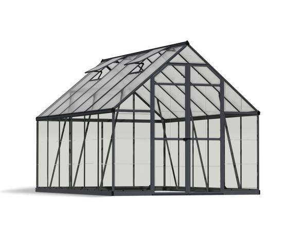 Canopia by Palram - Serre de jardin polycarbonate aluminium anthracite 9 m² Balance avec embase - Canopia by Palram - Image 3