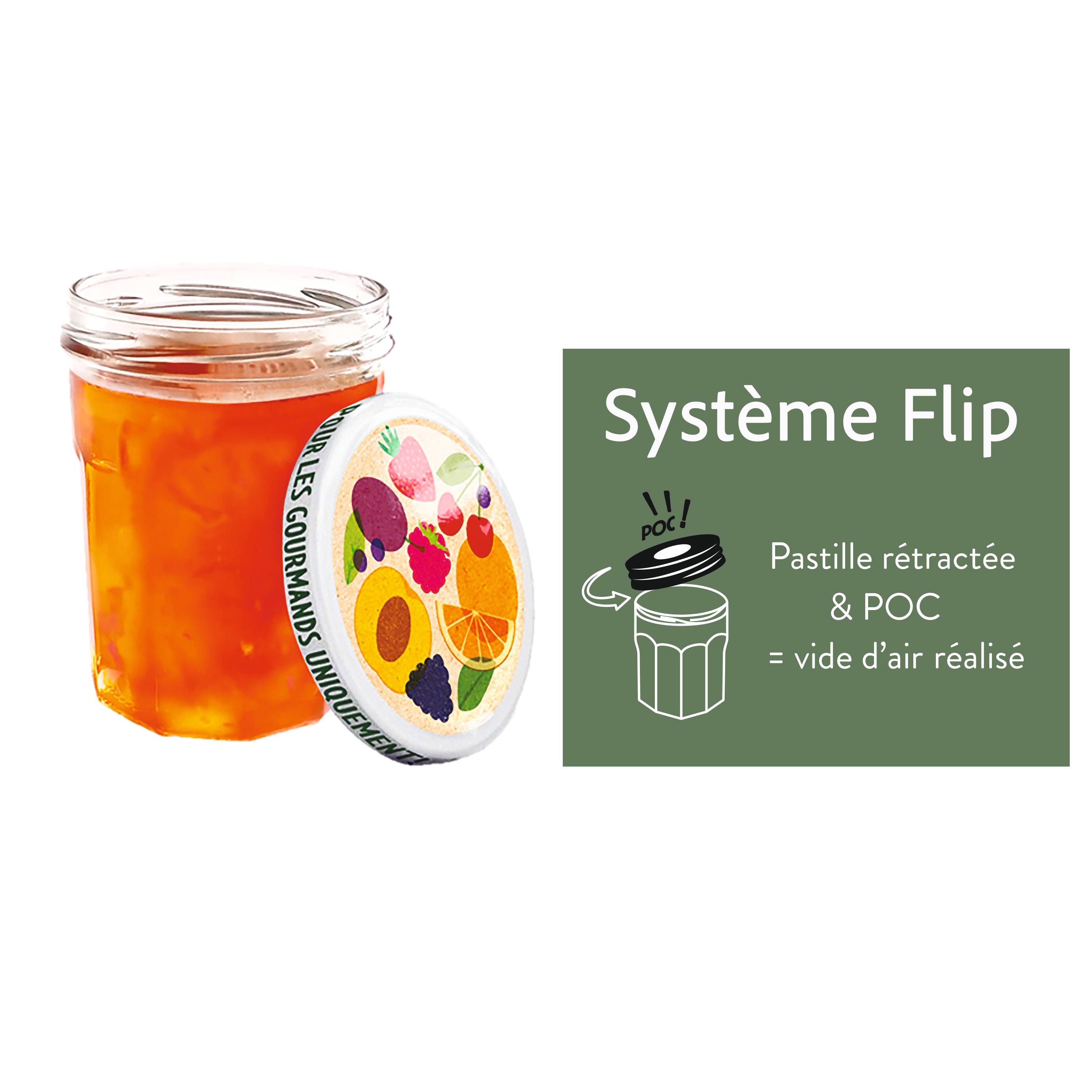 Invivo Nous On Sème - Pots à confiture 385 ml Ø 82 mm x6 - INVIVO Nous on sème - Image 2