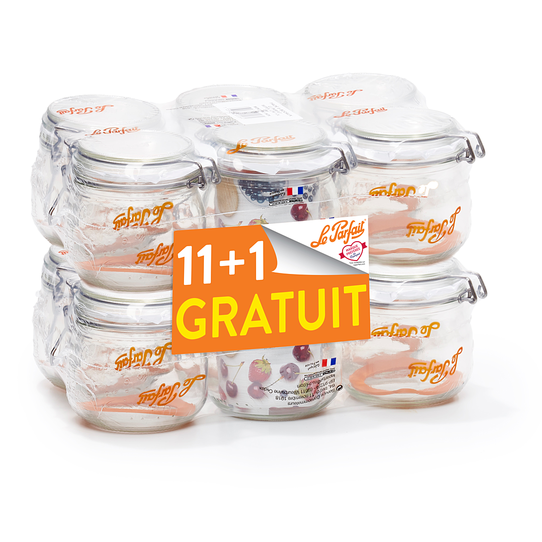 Le Parfait - Bocaux "Super" 0,5 L 11+1gratuit - Le Parfait®