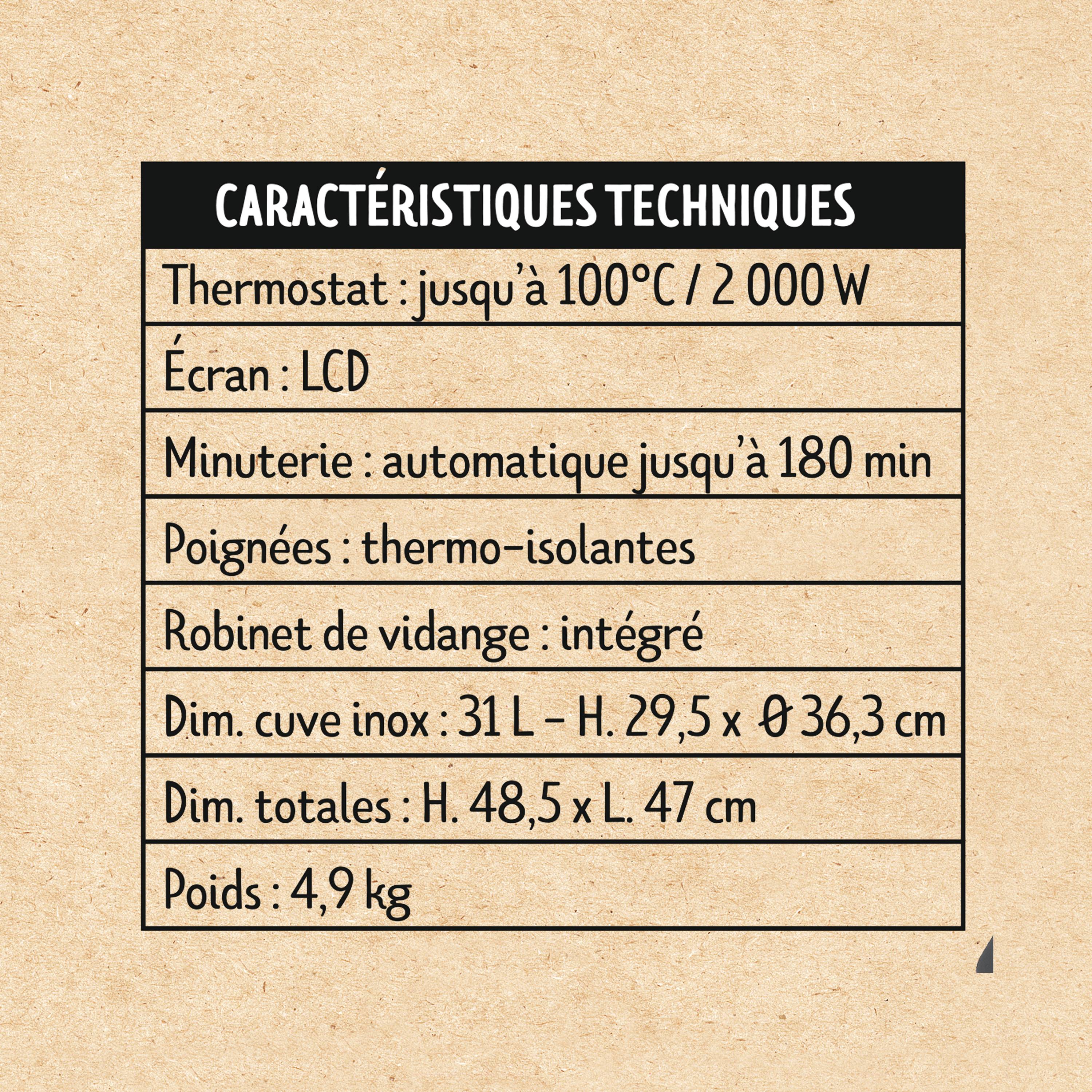 Invivo Nous On Sème - Bouilleur électrique automatique 31 L - Invivo Nous on sème - Image 3