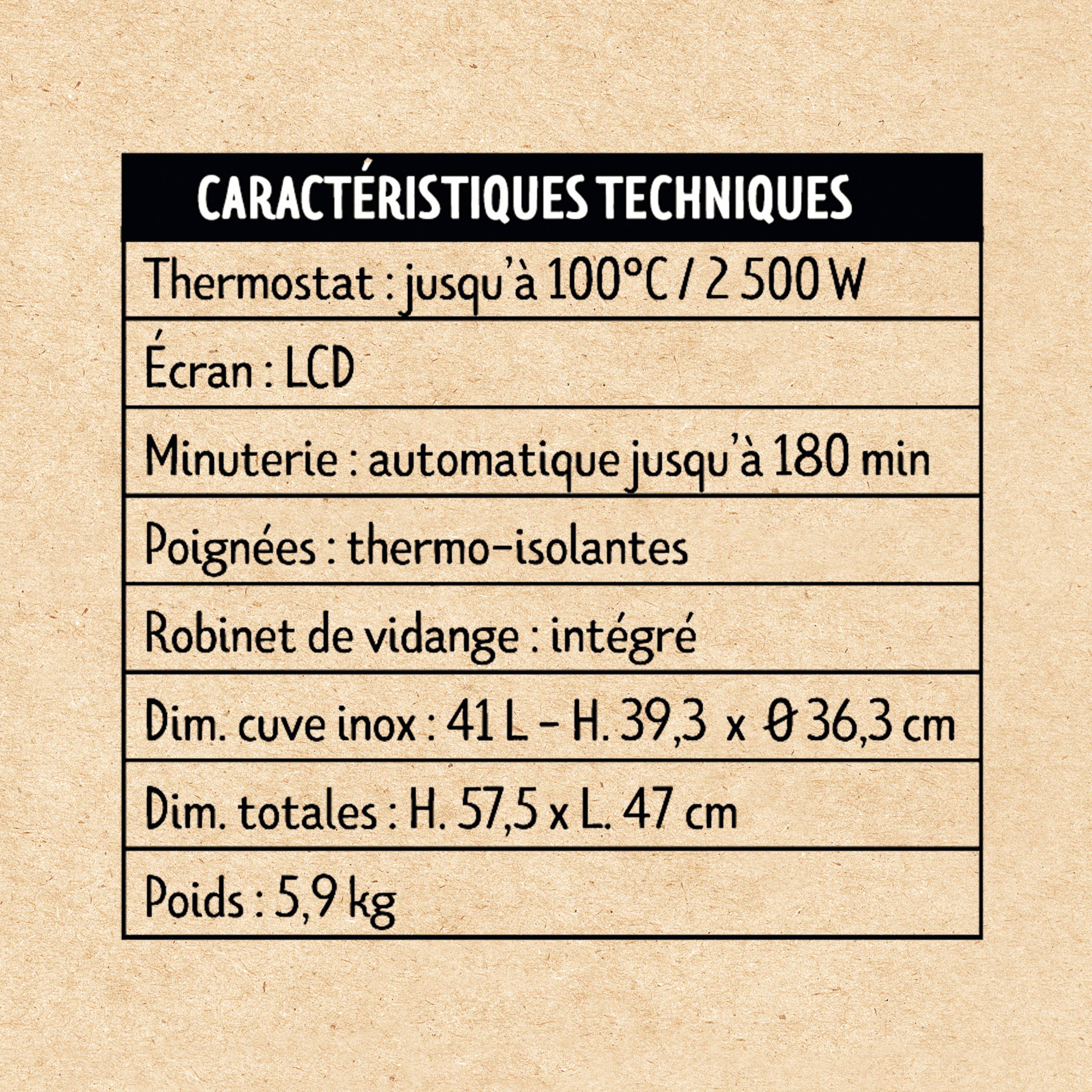 Invivo Nous On Sème - Bouilleur électrique automatique 41 L - INVIVO Nous on sème - Image 3