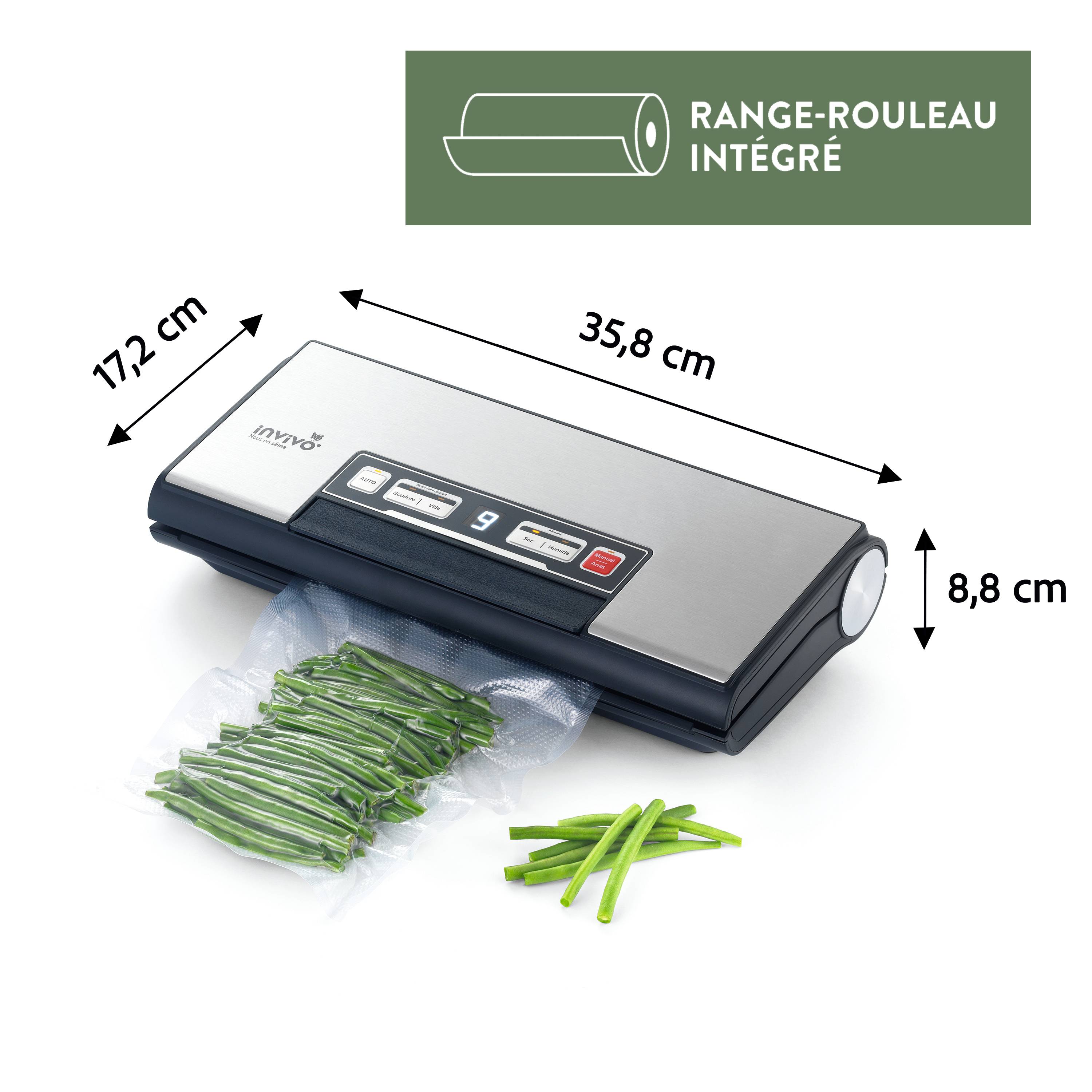 Invivo Nous On Sème - Machine sous vide avec range-rouleau - INVIVO Nous on sème - Image 4