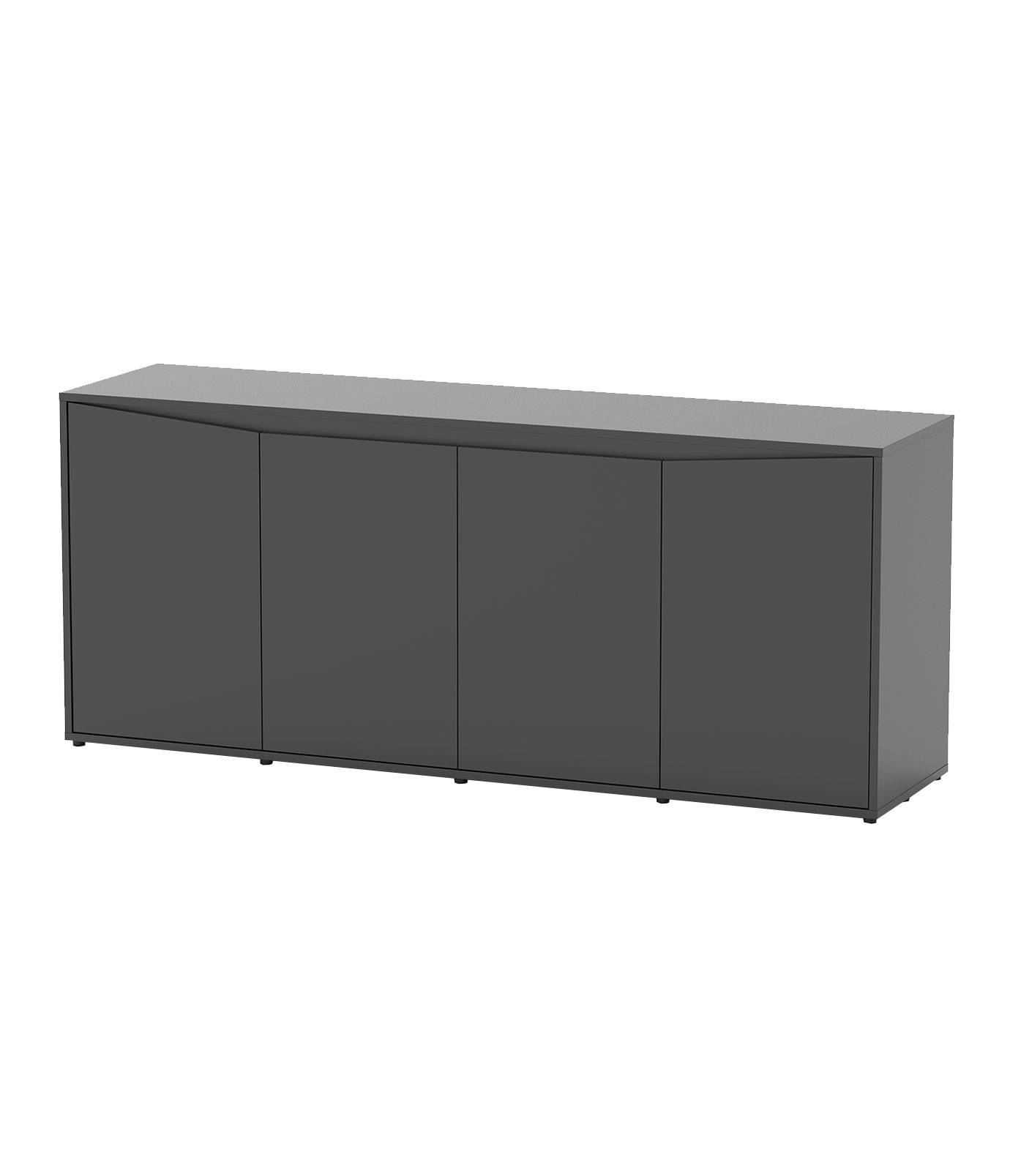 Aquatlantis - Meuble Splendid  Gris Anthracite 4 portes L.200 x l.50 - Aquatlantis