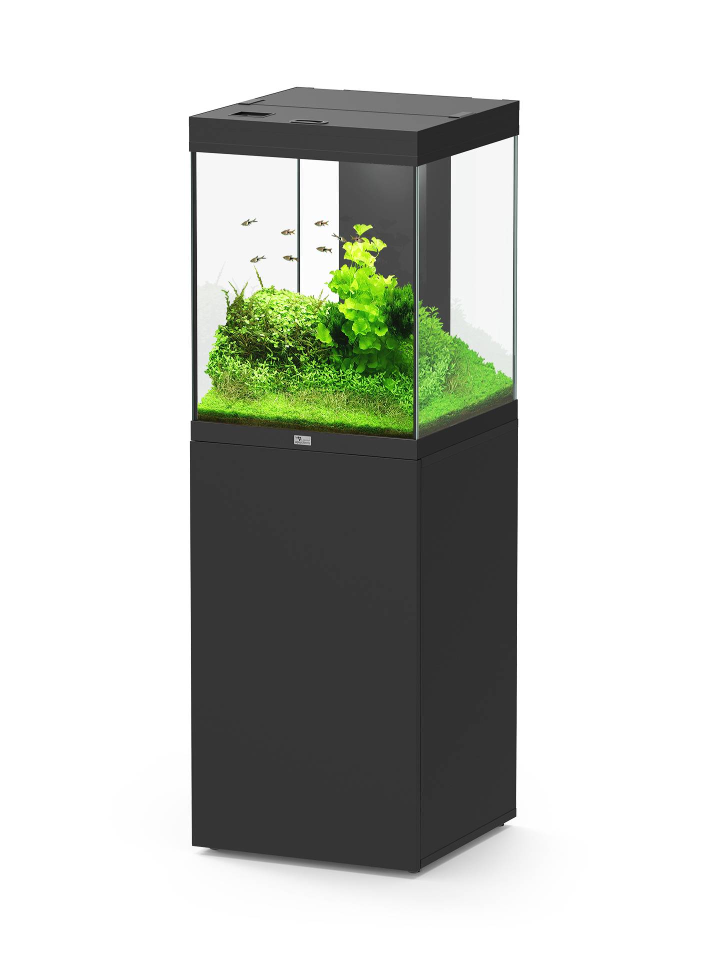 Aquatlantis - Ensemble Aquarium pour poissons + Meuble Aqua Tower  133 Lnoir - Aquatlantis -