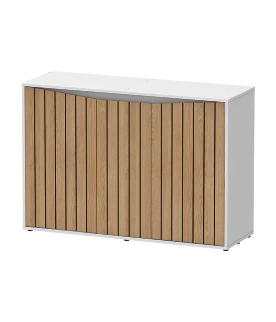 Aquatlantis - Aquarium pour poissons Sublime Ultra Chêne Blanc 2 portes striées MDF 433 L - Aquatlantis - Image 2