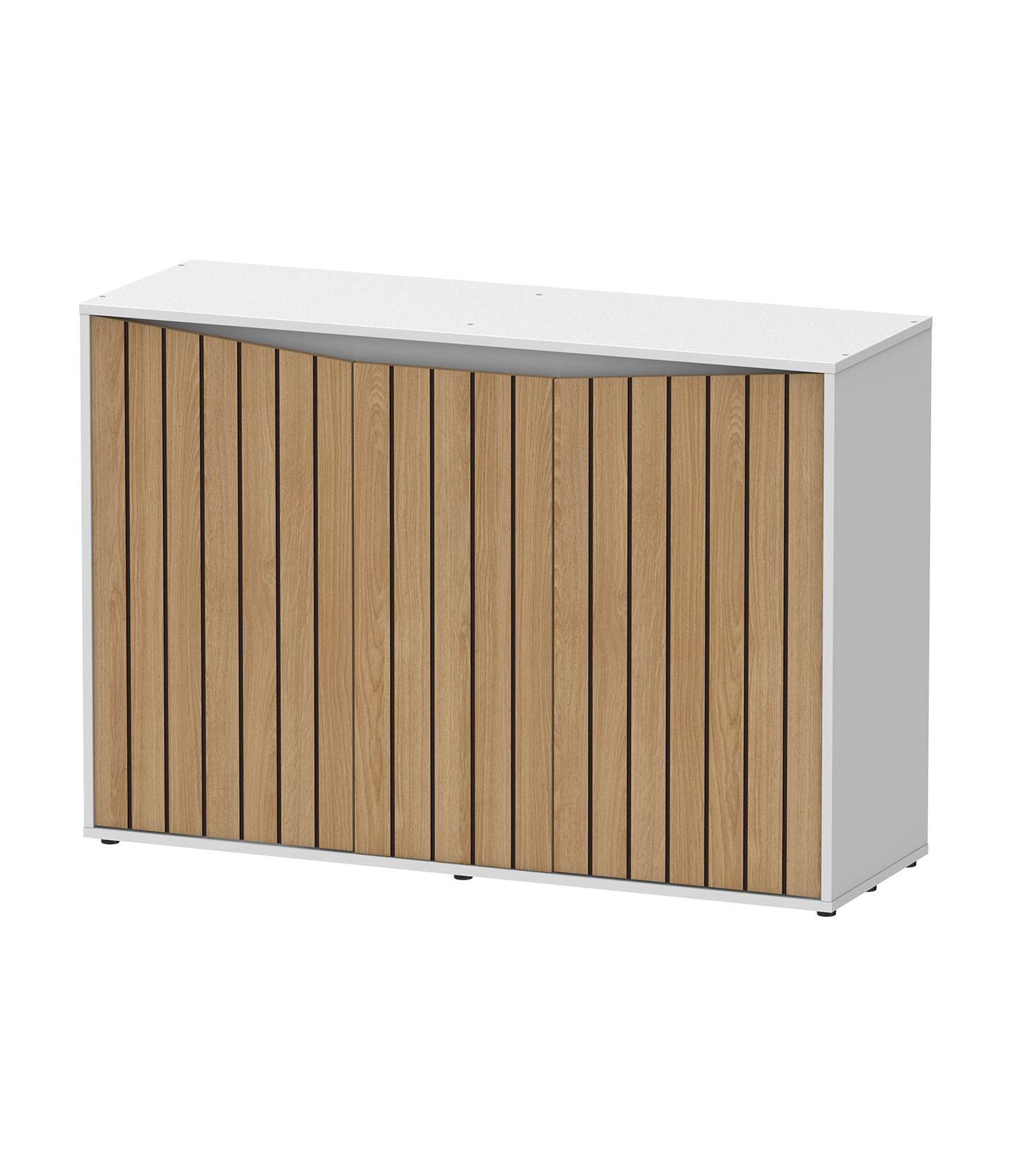 Aquatlantis - Aquarium pour poissons Sublime Ultra Chêne Blanc 2 portes striées MDF 433 L - Aquatlantis - Image 1