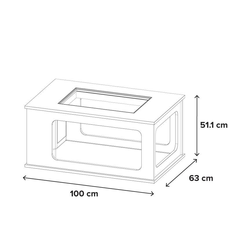 Aquatlantis - Ensemble Aquarium pour poissons Aquatable Chêne Clair 177 L - Aquatlantis - Image 5