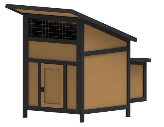 Maison poulailler Le Nid - 2 à 3 poules - Image 2