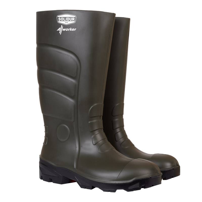 Solidur - Bottes de travail ALLWORKER vert taille 44 - Solidur - Image 3