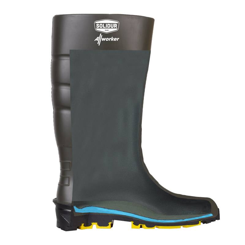 Solidur - Bottes de travail ALLWORKER vert taille 44 - Solidur - Image 5