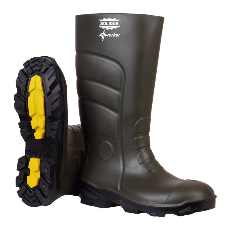 Solidur - Bottes de travail ALLWORKER vert taille 44 - Solidur - Image 1
