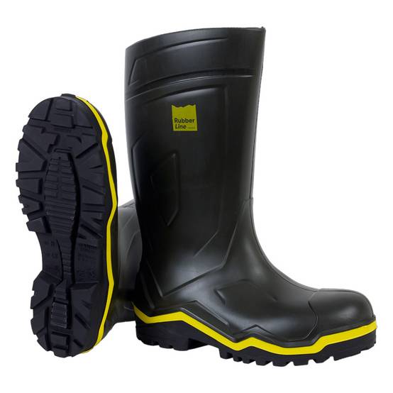Solidur - Bottes de travail RUBBER LINE vert taille 42 - Solidur - Image 1