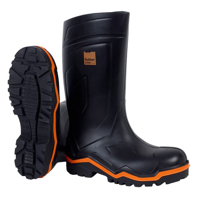 Solidur - Bottes de sécurité RUBBER LINE noir taille 48 - Solidur - Image 1