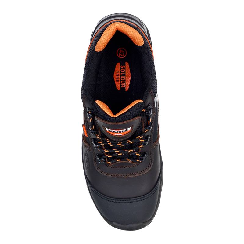 Solidur - Chaussures de sécurité OMEGA marron noir taille 43 - Solidur - Image 4