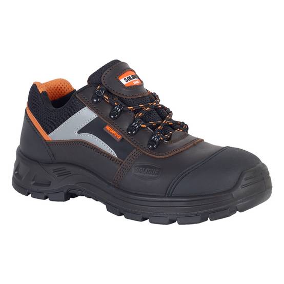 Solidur - Chaussures de sécurité OMEGA marron noir taille 43 - Solidur - Image 1