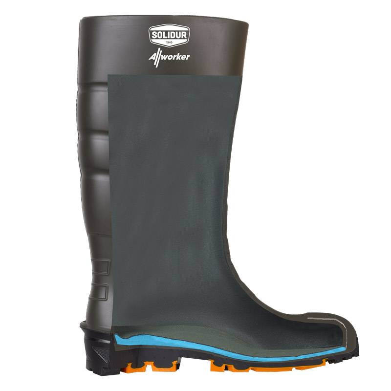 Solidur - Bottes de sécurité ALLWORKER vert taille 43 - Solidur - Image 3