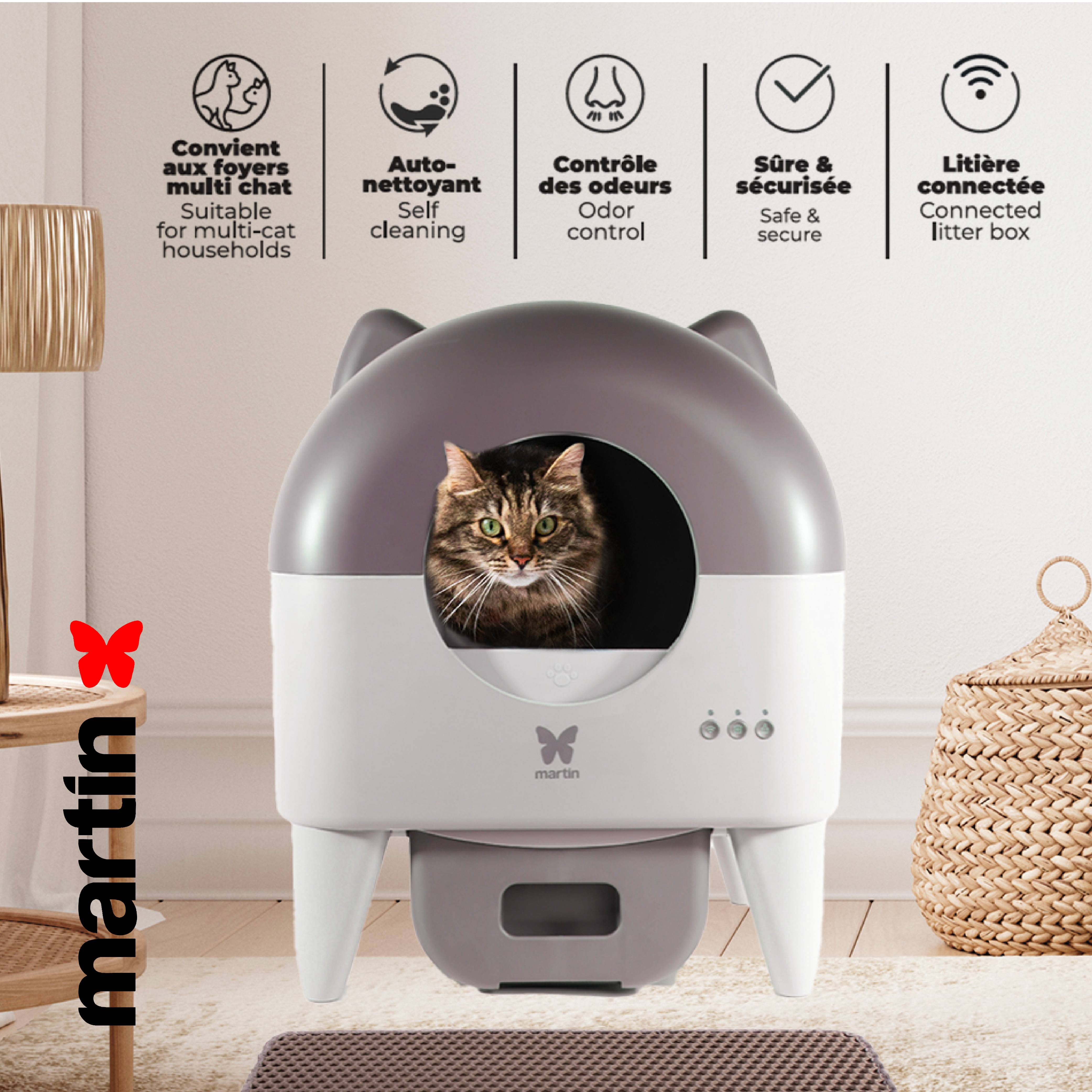 Martin Sellier - Litière automatique pour chat 76L - Martin Sellier - Image 7