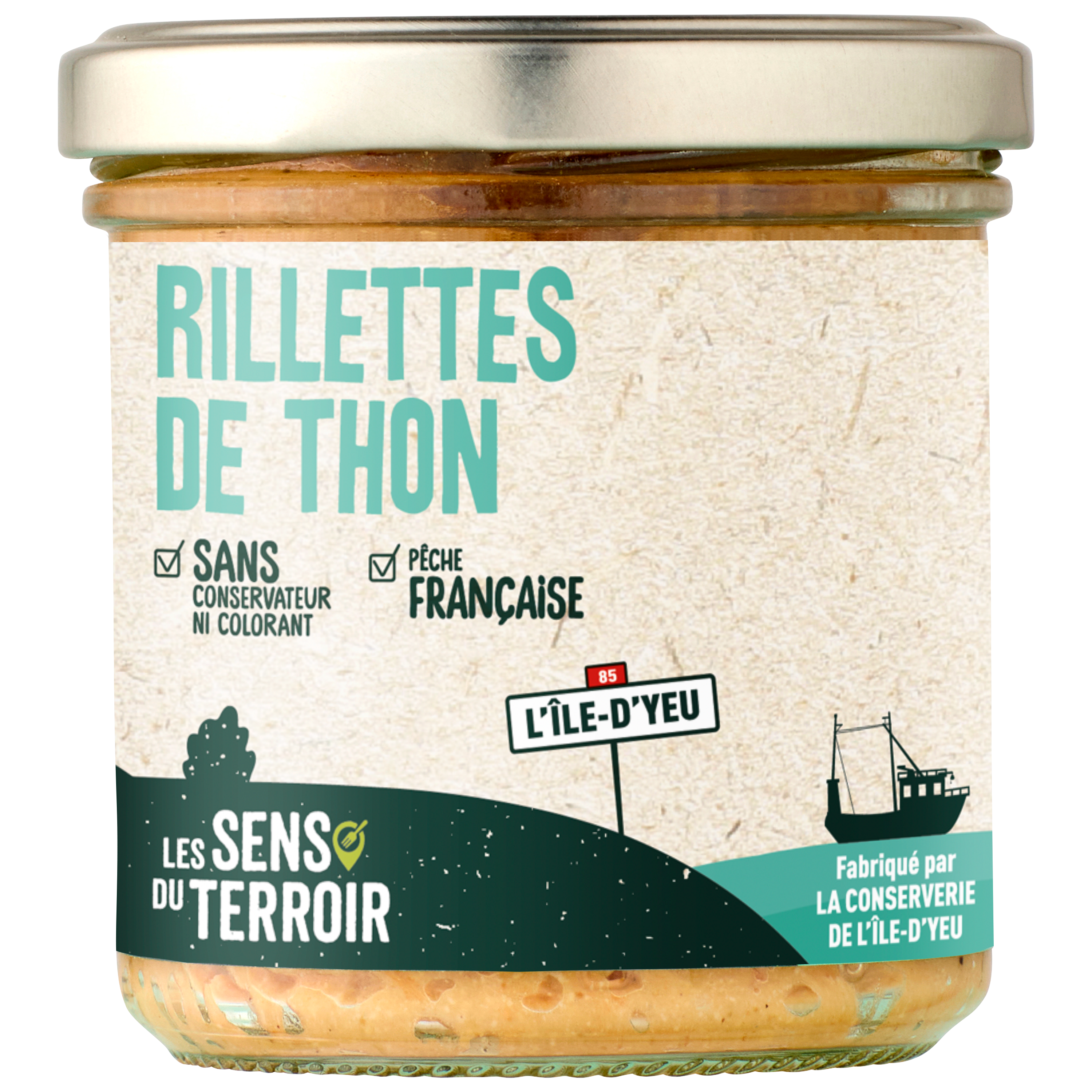 Les Sens du Terroir - Rillettes de thon  140 g - Les Sens du Terroir - Image 1