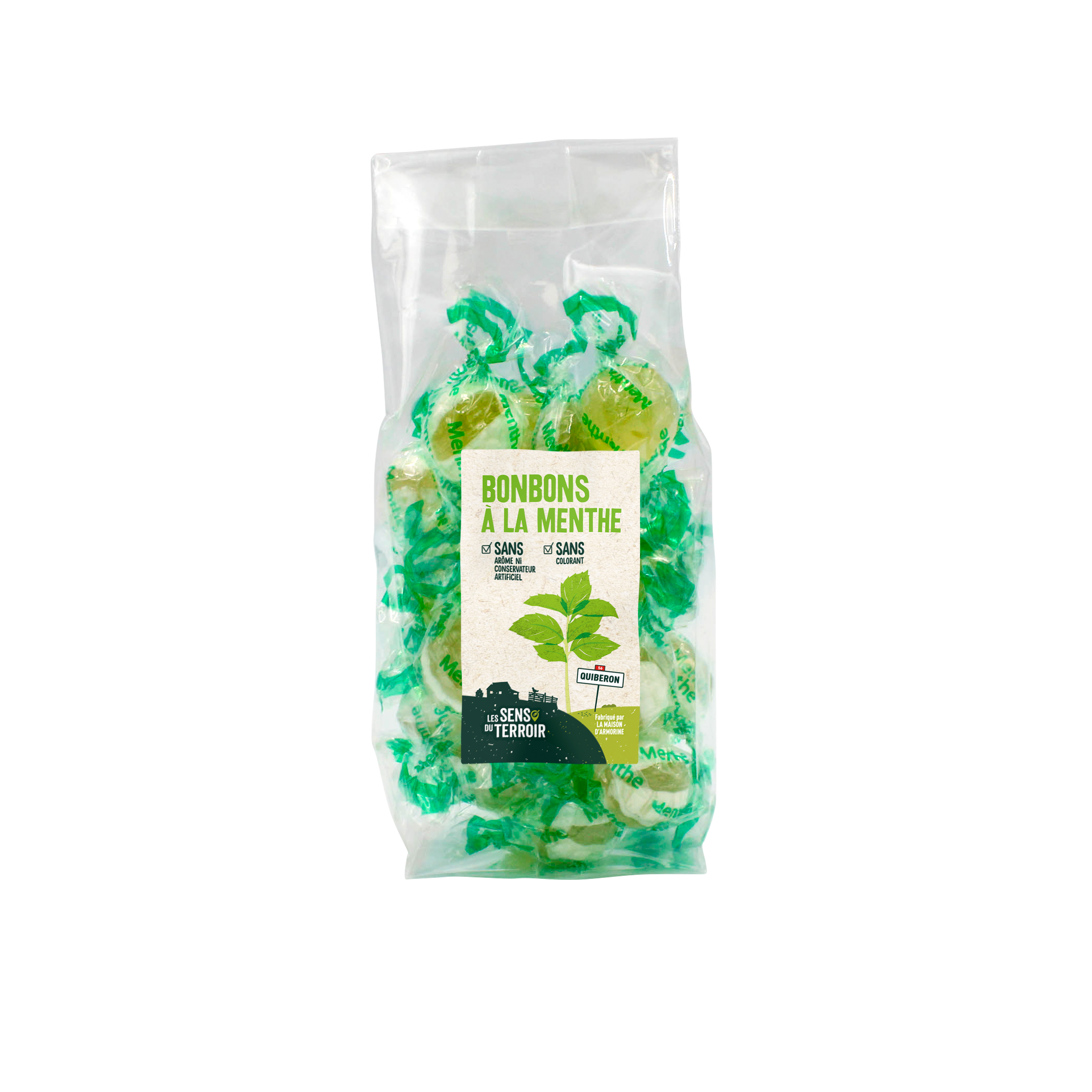 Les Sens du Terroir - Bonbons à la menthe 125 g - Les Sens du Terroir - Image 1