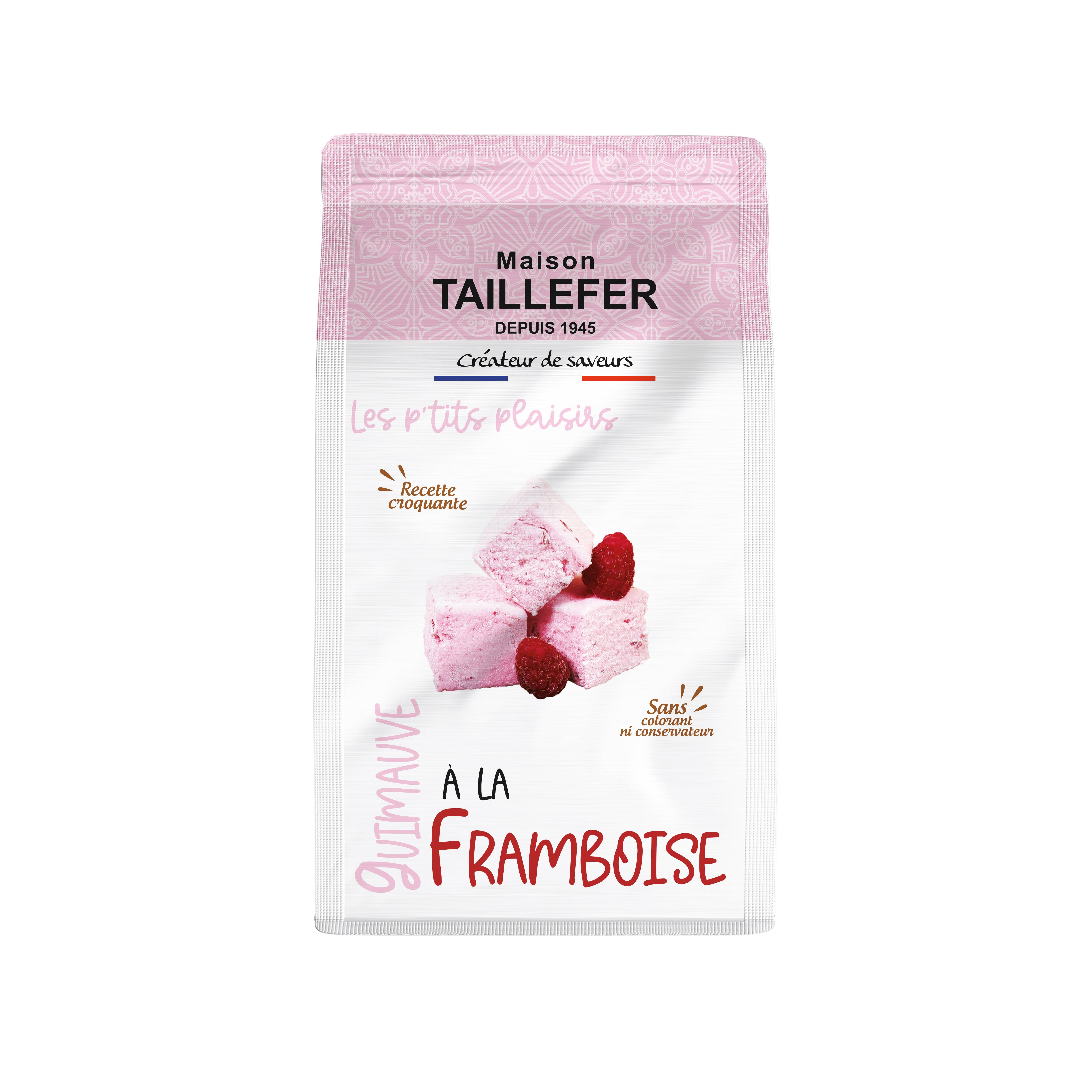 Maison Taillefer - Guimauve à la framboise 60 g - Maison Taillefer