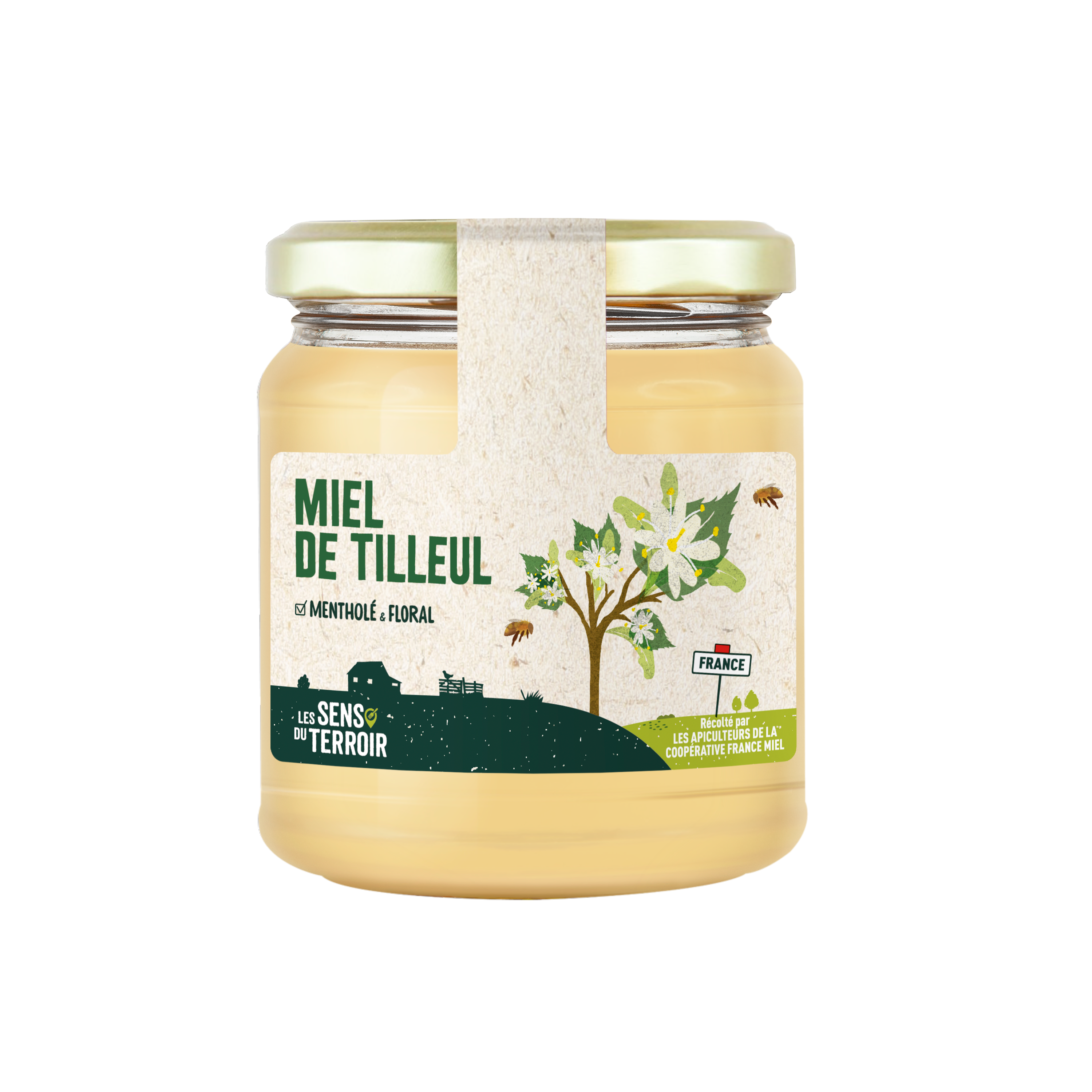 Les Sens du Terroir - Miel de tilleul 250 g - Les Sens du Terroir