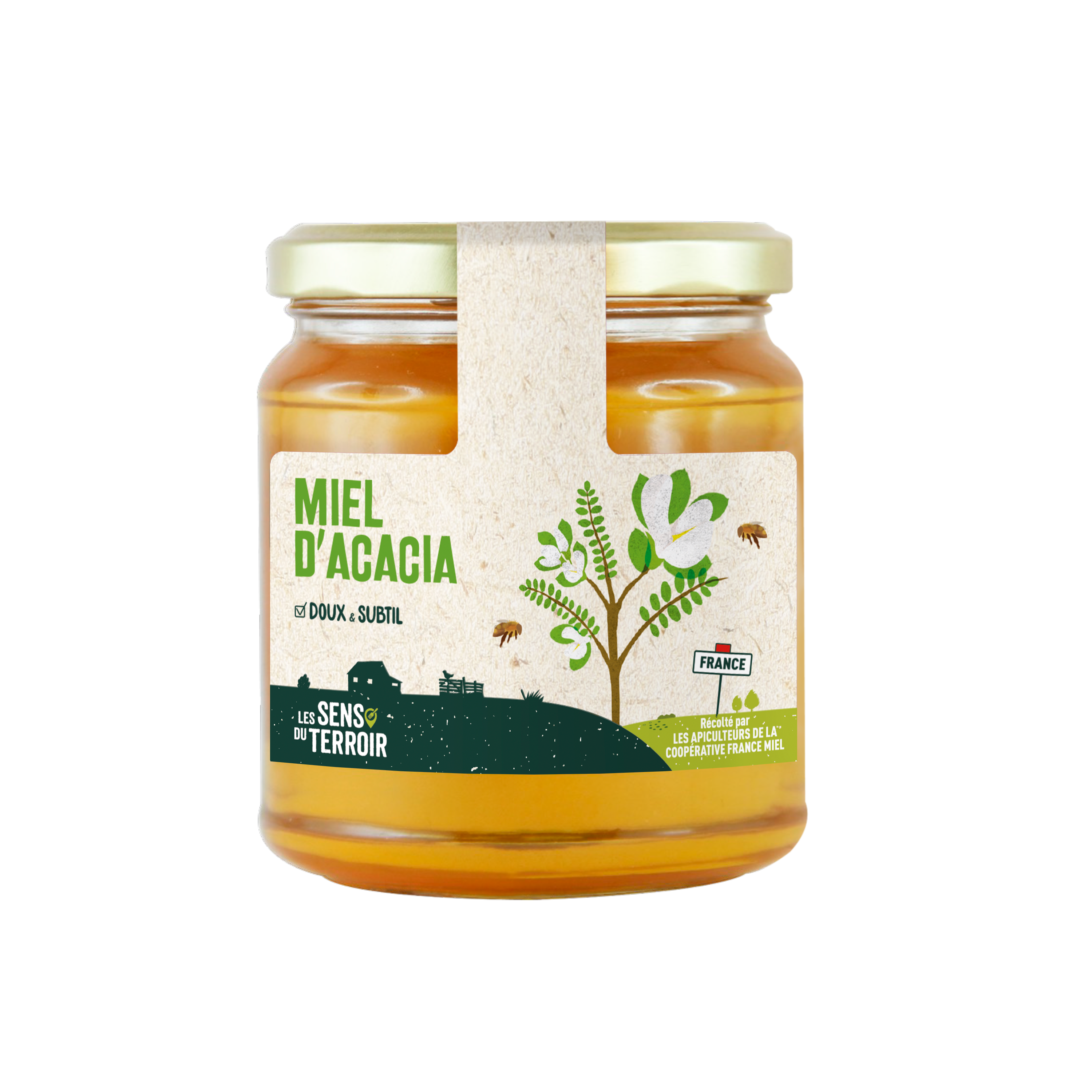 Les Sens du Terroir - Miel d'acacia 250 g - Les Sens du Terroir