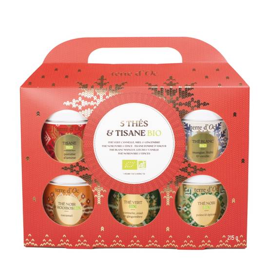 Terre d'Oc - Coffret thés et tisane de Noël BIO - Terre d'Oc - Image 2