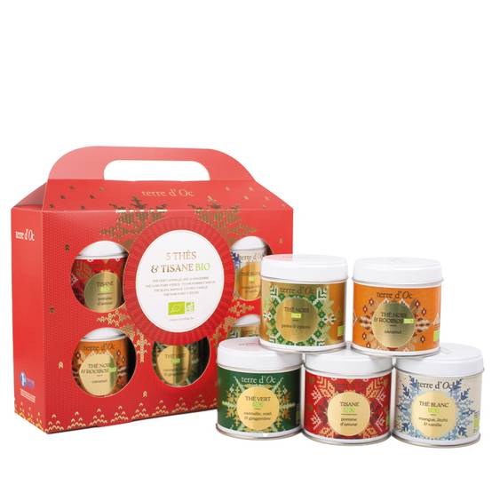 Terre d'Oc - Coffret thés et tisane de Noël BIO - Terre d'Oc - Image 1